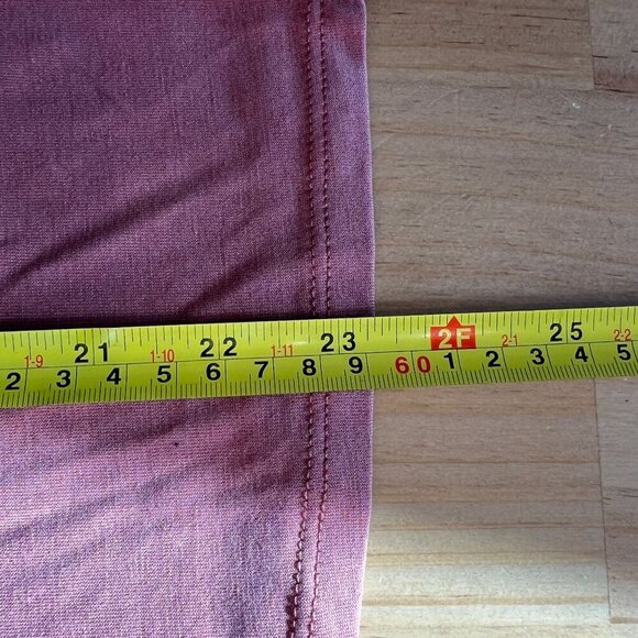 Lucky Brand Women's Long-Sleeve Notched-Neck Top SMALL in Wild Ginger - Picture 9 of 10